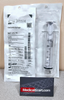 Merit Medical VAC160, Syringe VacLok ® 60mL. Fixed Male Luer Connector. Flat Grip White Sterile. Box of 25 (VAC160