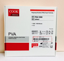 G09667 PVA-1000 , 1000-14000µ Particle Size, PVA Foam Embolization Particles Orange Box of 5