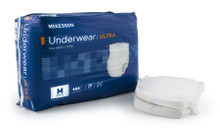 UWBMD Adult Absorbent Underwear McKesson Ultra Pull On Medium Disposable Heavy Absorbency. Case/4