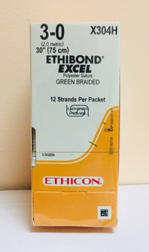 Ethicon X304H ETHIBOND EXCEL® Polyester Suture