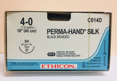 Ethicon C014D PERMA-HAND Silk Suture