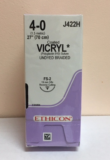 Ethicon J422H COATED VICRYL® (polyglactin 910) Suture