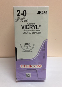 Ethicon JB259 COATED VICRYL® (polyglactin 910) Suture