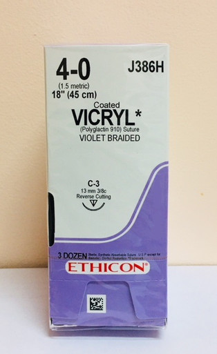 Ethicon J386H COATED VICRYL® (polyglactin 910) Suture