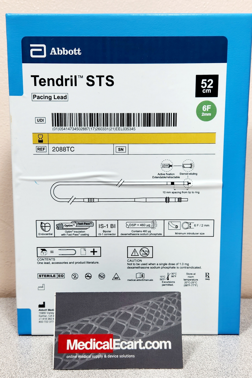 2088TC-52 St. Jude Medical Tendril STS Cardiac pacing lead, 52 cm