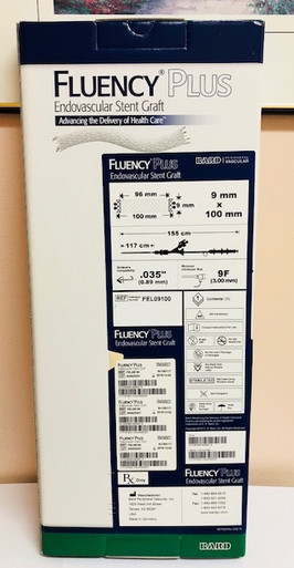 Bard FEL09100 FLUENCY ® Plus Endovascular Stent Graft 9mm x 100 mm (117 cm catheter) 9Fr Cath Dia., .035 GW 