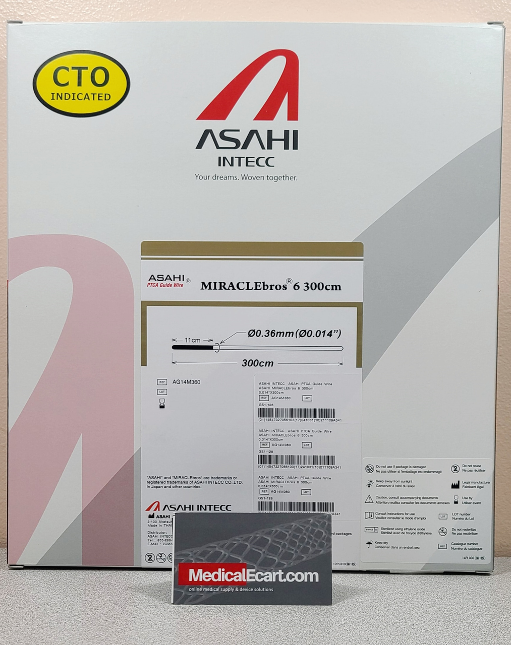 ASAHI AG14M360 MiracleBros 6 PTCA GW 300cm