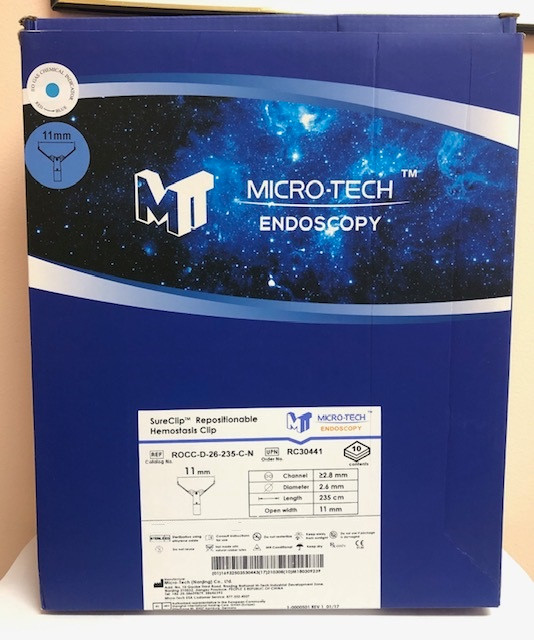 Micro-Tech Endoscopy SureClip Repositionable 11mm 235cm