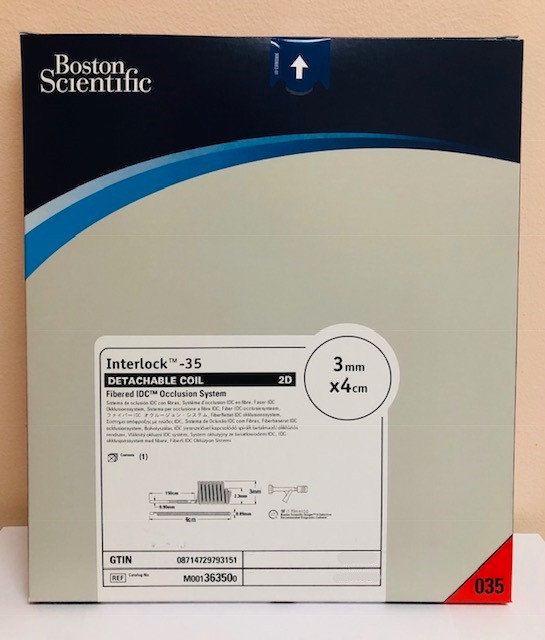 M001363500 Interlock 2D Helical - 35 Fibered IDC Occlusion System