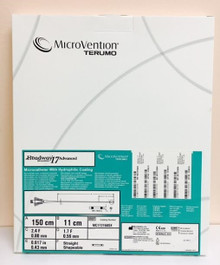 MC172150SX expire 2019-02 Microcatheter w/ Hydrophilic Coating. Headway17 Advanced Straight tip shape , ID 0.017", Usable Length150cm OD 2.4Fr Prox. / /Dista 1.7Fr., 2 Tip Markers