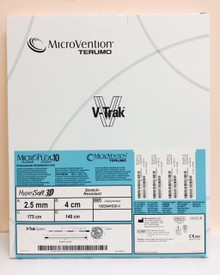 100254HS3D-V EXPIRE 2022-01 Microvention Microplex 10 Platinum coil system, Hypersoft 3D 2.5mm x 4cm , 8410-0254