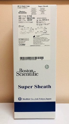 BOSTON SCIENTIFIC 15-711B  Super Sheath W/Guidewire 5F., 11cm x 0.035