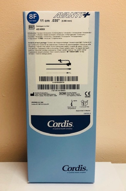 402-608X AVANTI + Mid-Length Sheath Introducer with Mini-Guidewire