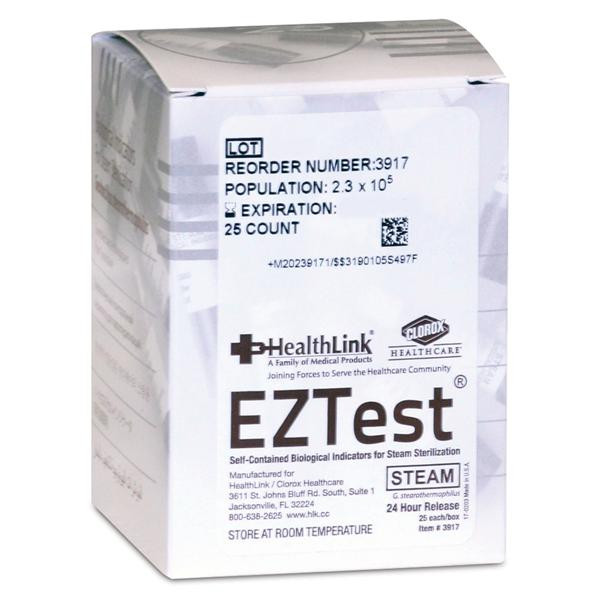 Healthlink 3917 EZTest® Sterilization Biological Indicator Vial Steam