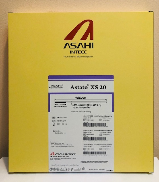 ASAHI PAGH143092 Astato® XS 20 0.014 inch, Peripheral Guide