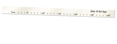 TAPE 1100-20 Glow N Tell Tape 30cm (20 Strips) VascuTape Glow ‘N’ Tell Tape/ Stent Guide