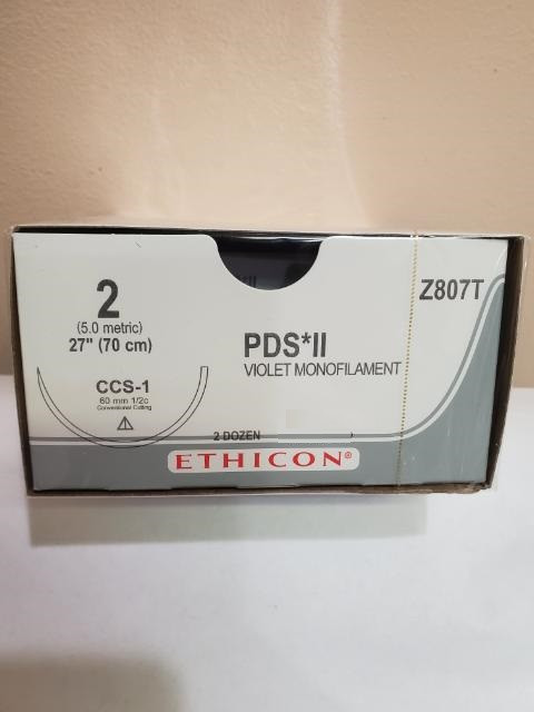 Ethicon Z807T, PDS® II (polydioxanone) Suture