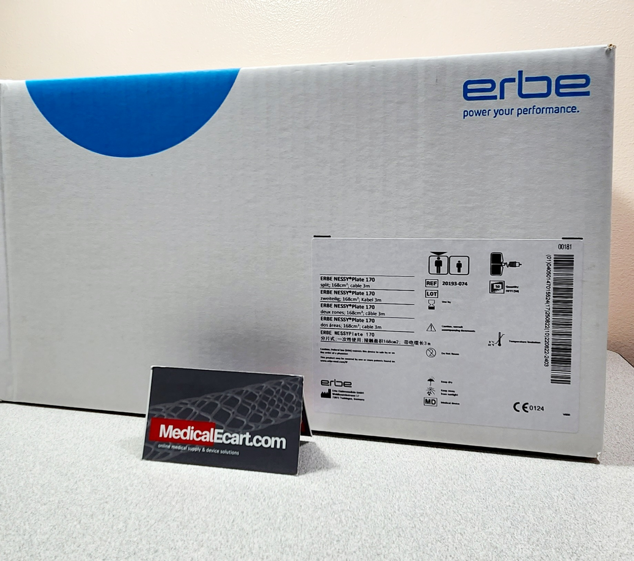 Erbe Nessy Plate 170 Split disposable return electrode with ...