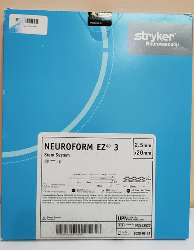 STRYKER N3EZ2520 Neuroform EZ® Stent System, 2.5 x 20mm