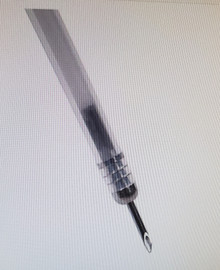Micro-Tech IN33241, Needle Injection 25gx230cm, 2.8mm 25g/5mm, Lancet Metal Hub, Single-Use, Box of 10