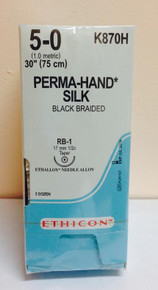  Ethicon K870H PERMAHAND® Silk Suture