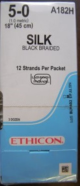 Ethicon A182H PERMA-HAND Silk Suture