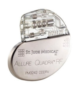 Pacemaker PM3242, Allure Quadra RF, CRT-P with RF telemetry, Connector Type IS-1/IS4- LLLL (PM3242)