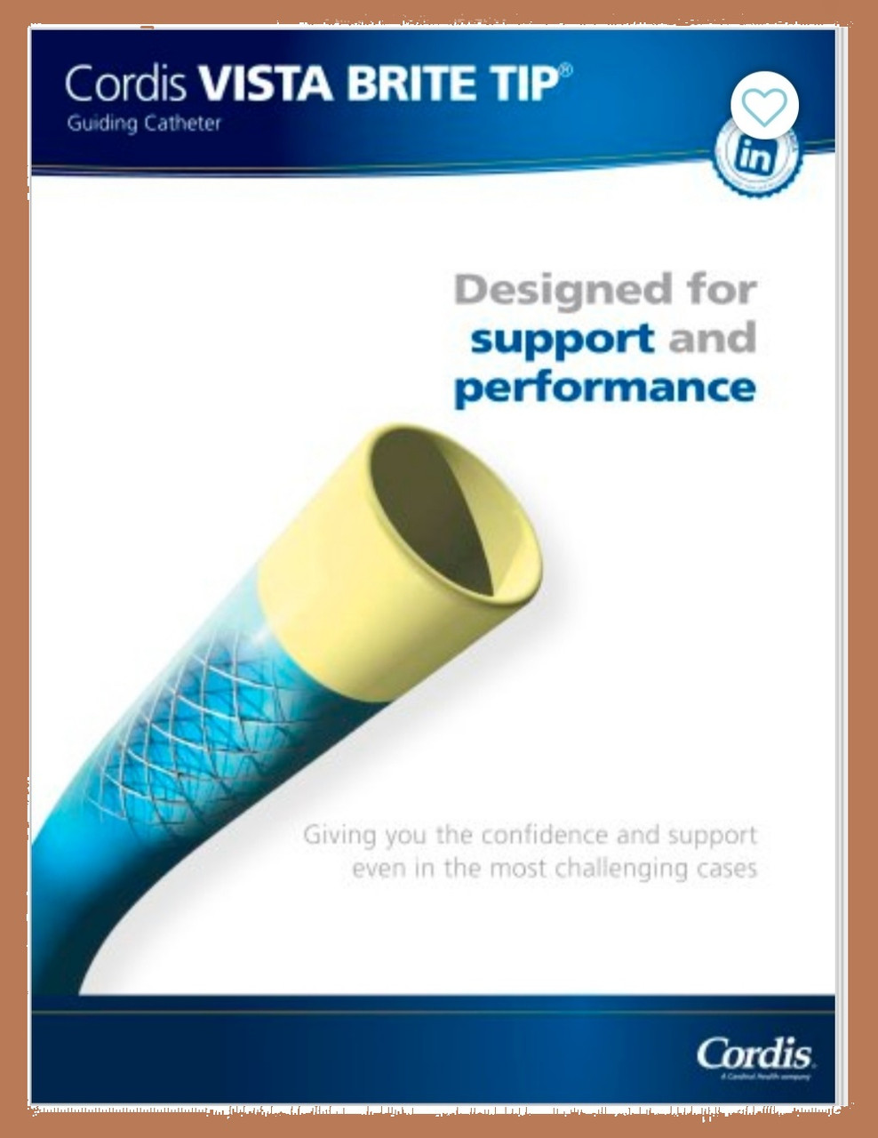 Cordis, 5561680L, VISTA BRITE TIP®, JFR LBT PTFE Nylon, Guiding