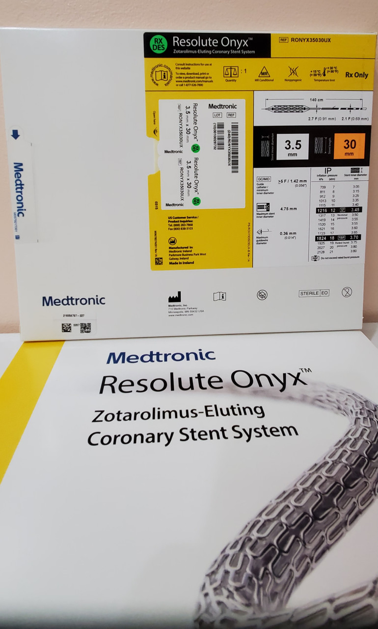 RONYX35030UX 3.5mm X 30mm Resolute Onyx Drug-Eluting Stent MICRO