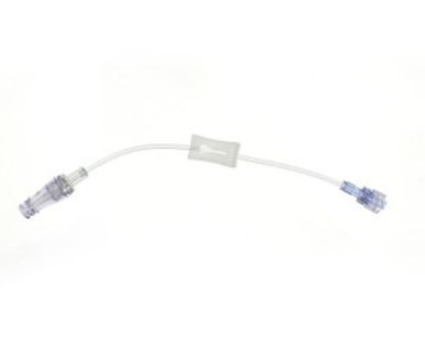 ICU Medical MC3302, IV Extension Tubing, 7 Inch Tubing, 0.24 mL Priming Volume, Rotating Luer Lock, Case 0f 50