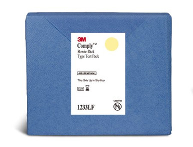 3M 1233LF Comply™ Sterilization Bowie-Dick Test Pack Steam, case of 30