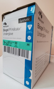 Molnlycke 41675, Underglove Biogel® PI Indicator Underglove™, 41675-02, Powder Free Polyisoprene Blue Size 7.5, box of 50 pairs
