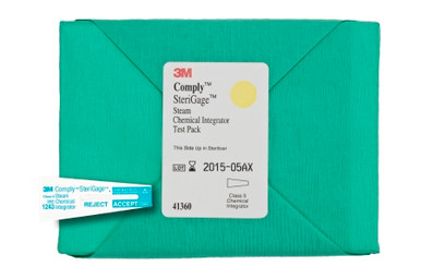 3M 41360 Comply™, SteriGage™, Sterilization Chemical Integrator Pack Steam 2 Inch , Case of 64 (4 box of 16)