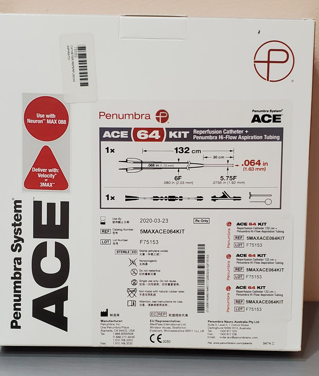 Penumbra 5MAXACE064KIT EXPIRED 2020-03 Penumbra System® ACE