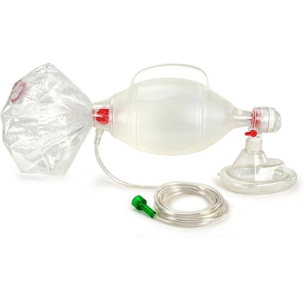 Medline Pediatric Bag Valve Mask (BVM) Manual Resuscitator