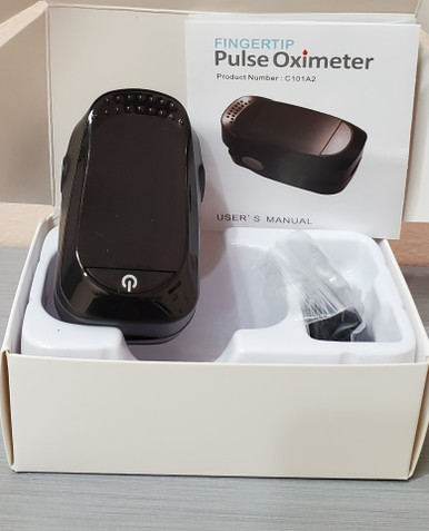 C101A2 SpO2 Fingertip Pulse Instant Read Digital Oximeter Blood Oxygen Sensor Saturation Monitor Meter