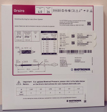BIOTRONIK 401764 Orsiro Sirolimus Eluting Coronary Stent System 4.0 mm x 26 mm, Box of 01
