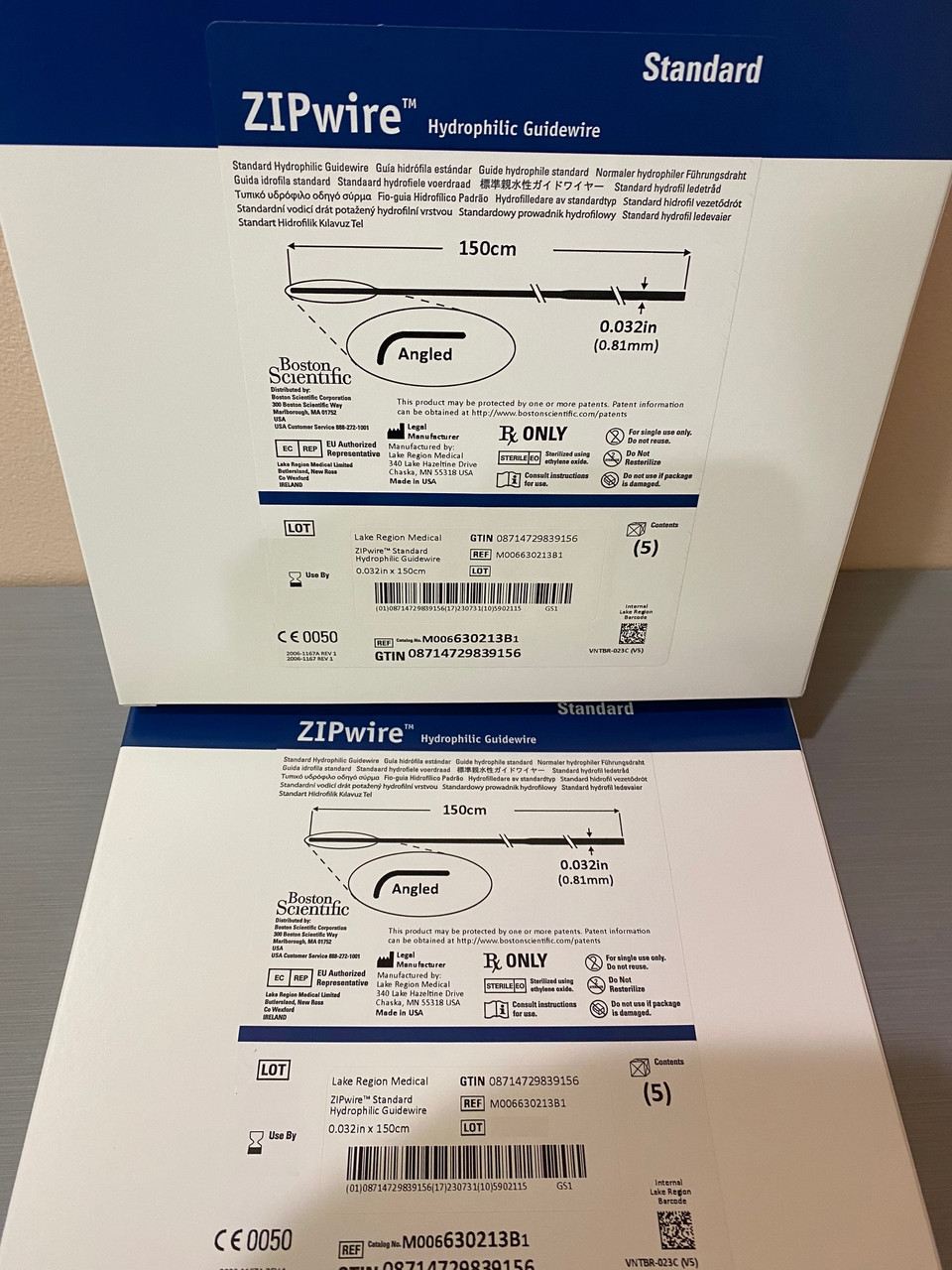 Boston Scientific M006630213B1 ZIPwire Hydrophilic Guide