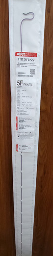  Merit Medical 1628-202, Impress® Angiographic Catheter 5F 125cm VTK SHUTTLE, GuideWire 0.038" (0.97 mm) Braided, Box of 05