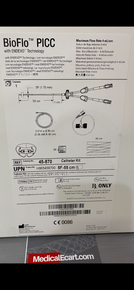 Angiodynamics 45-870 BioFlo PICC H965458700 with Endexo Technology, 5FR SL-55cm Catheter Kit Non-Valved. Box of 01 (45-870)