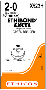 ETHICON X523H ETHIBOND EXCEL® Polyester Suture  ETX523H