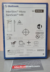 Medtronic 97810 InterStim™ Micro SureScan™ MRI Rechargeable Neurostimulator for Bladder and Bowel Control. Pack of 01
