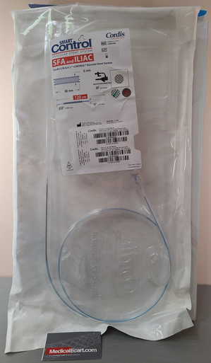 Cordis C06040ML S.M.A.R.T. CONTROL® Vascular Stent System, 6mm x 40mm x 120 cm, Box of 01 