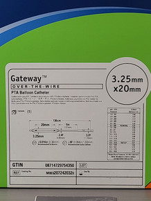 Boston Scientific M0032072420320 Gateway™ 207242032, OTW PTA Balloon Catheter 3.25 mm x 20 mm, Box of 01