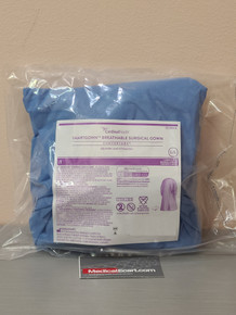 Cardinal Health 39019 SmartGown™ Surgical Gown AAMI Level 4 Sterile Breathable, Blue, Large/Long. Case of 14