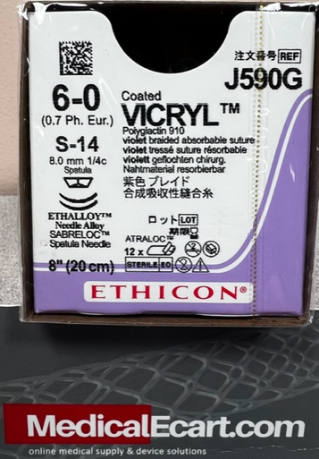 Ethicon J590G COATED VICRYL® (polyglactin 910) Suture