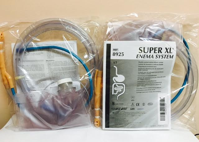 8925- EZEM Enema Kits 2500 cc Super XL w/1/2