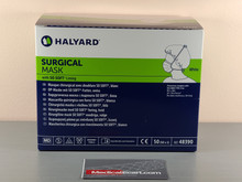 お歳暮 2025 S0FT SO Halyard 47080 Surgical Pleated Earloops Mask 邦楽