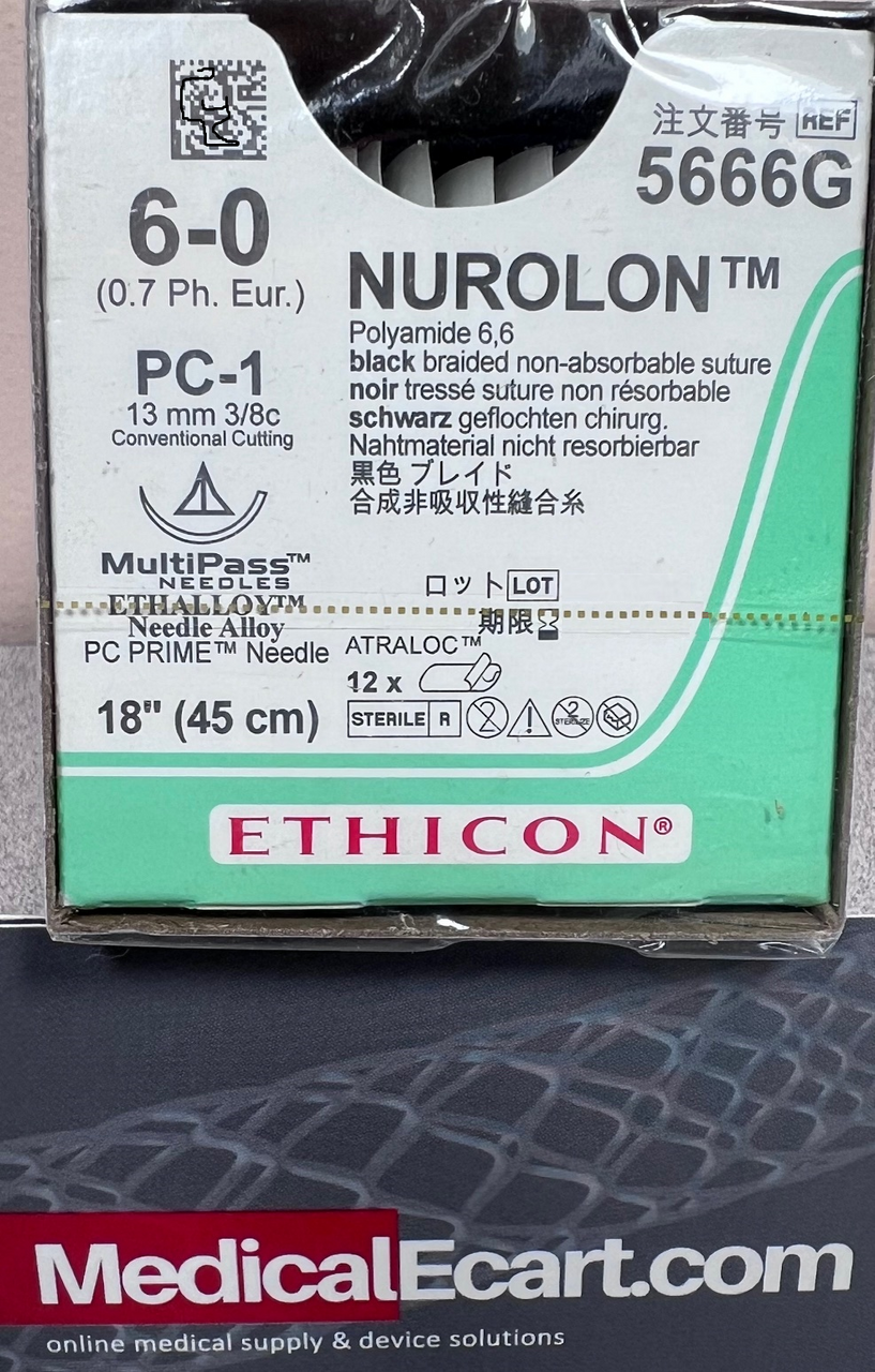Ethicon 5666G NUROLON® Nylon Suture