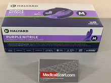 O&M Halyard™ 55082 Exam Glove Purple Nitrile® Medium